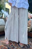 Frame Scoop Hem Pant Washed Stone